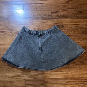 H&M Divided black jean skirt